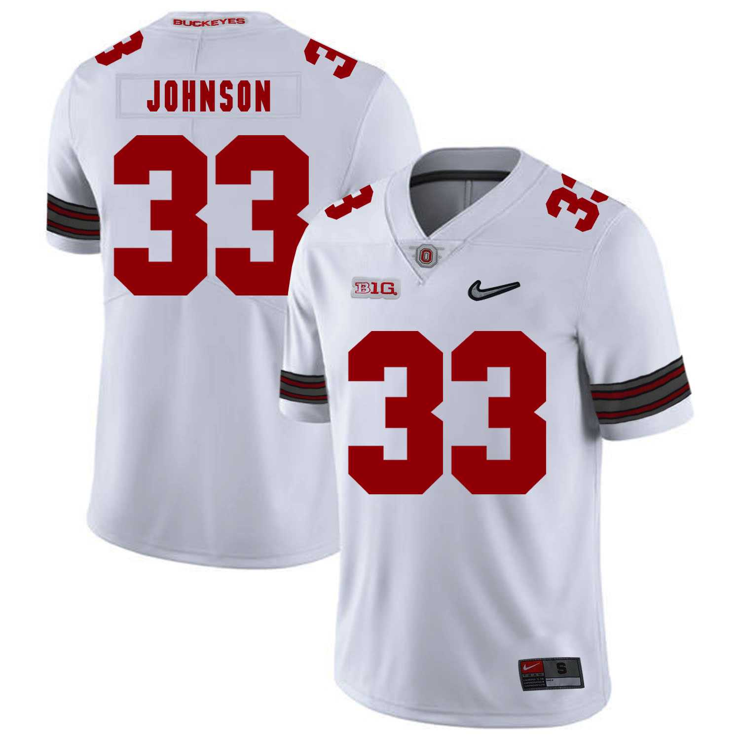 Ohio State Buckeyes 33 Pete Johnson White Diamond Nike Logo College Football Jersey Dzhi,We sell and wholesale Ohio State Buckeyes 33 Pete Johnson White Diamond Nike Logo College Football Jersey Dzhi on line form chian!